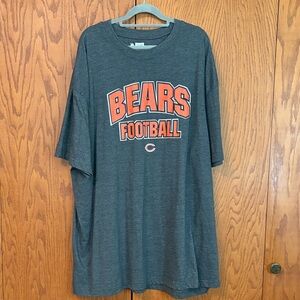 Bears Football Graphic Tee - Charcoal with Orange Logo